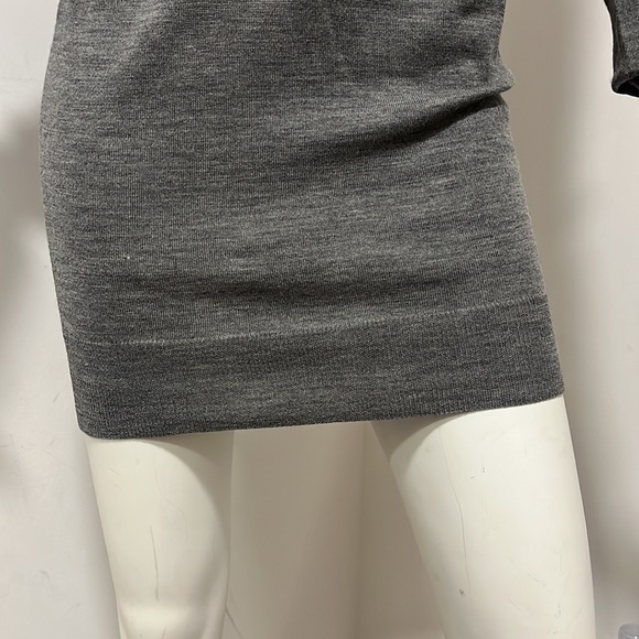 Joseph Grey Knit V-Neck Tunic S - Picture 4 of 10